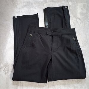 Athleta Black Moto Style Riding Breeches Type Pants 8